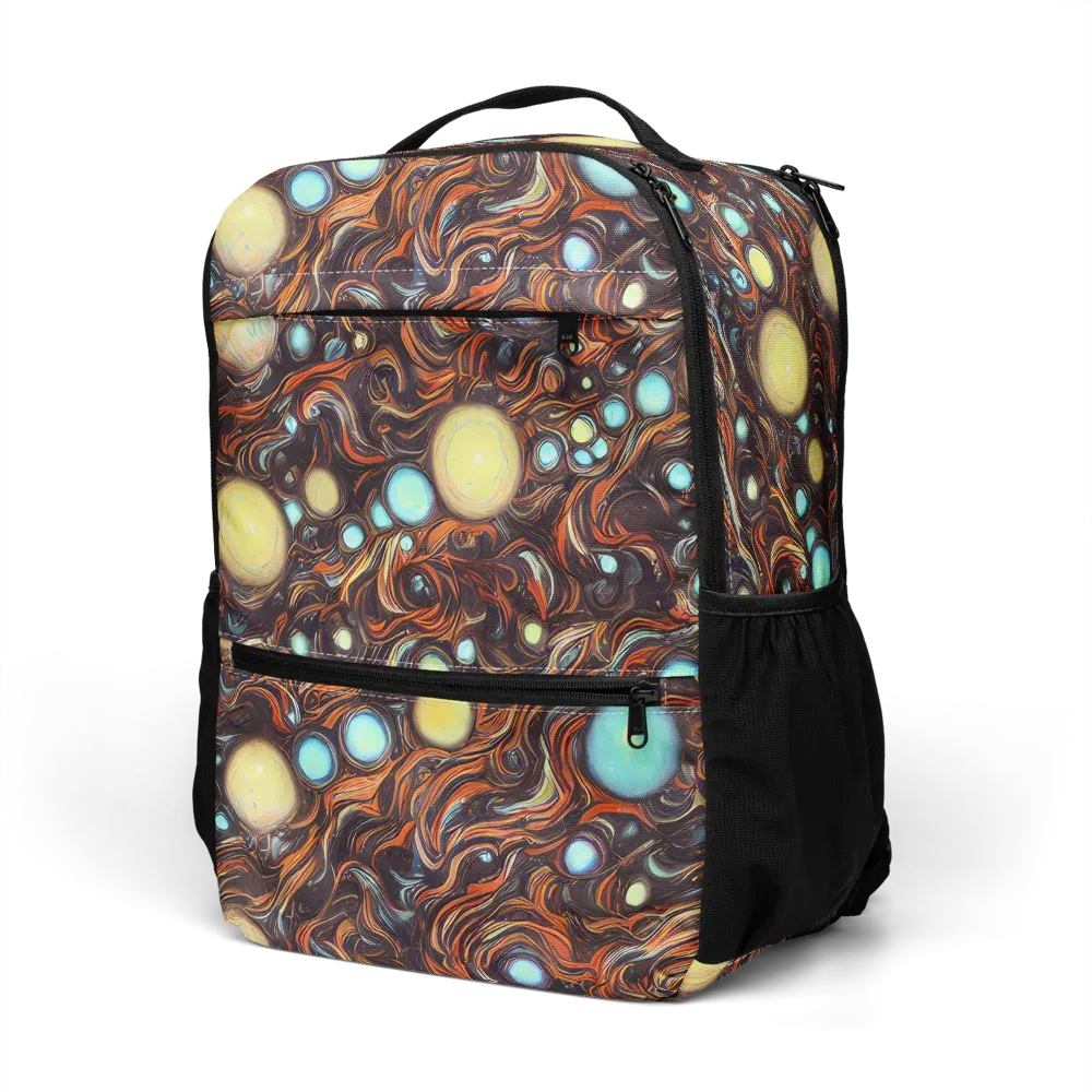 Molten Galaxies on Utility Backpack — Left Front
