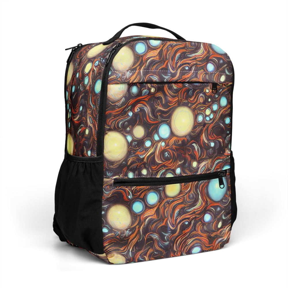Molten Galaxies on Utility Backpack — Right Front