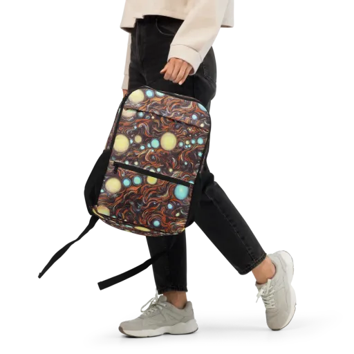 Molten Galaxies on a Utility Backpack