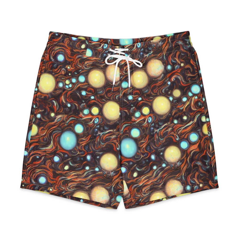 Molten Galaxies on Men's Board Shorts — Front