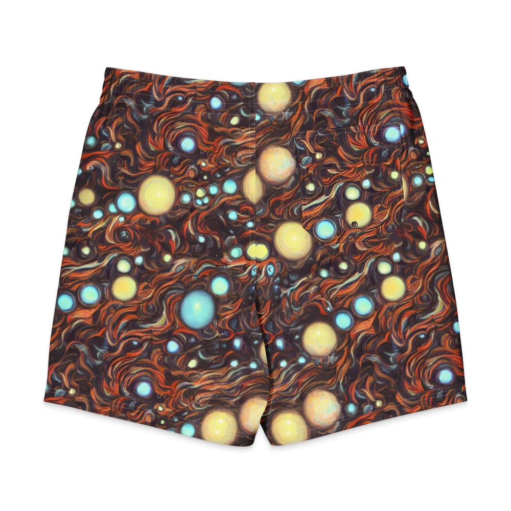 Molten Galaxies on Men's Board Shorts — Back