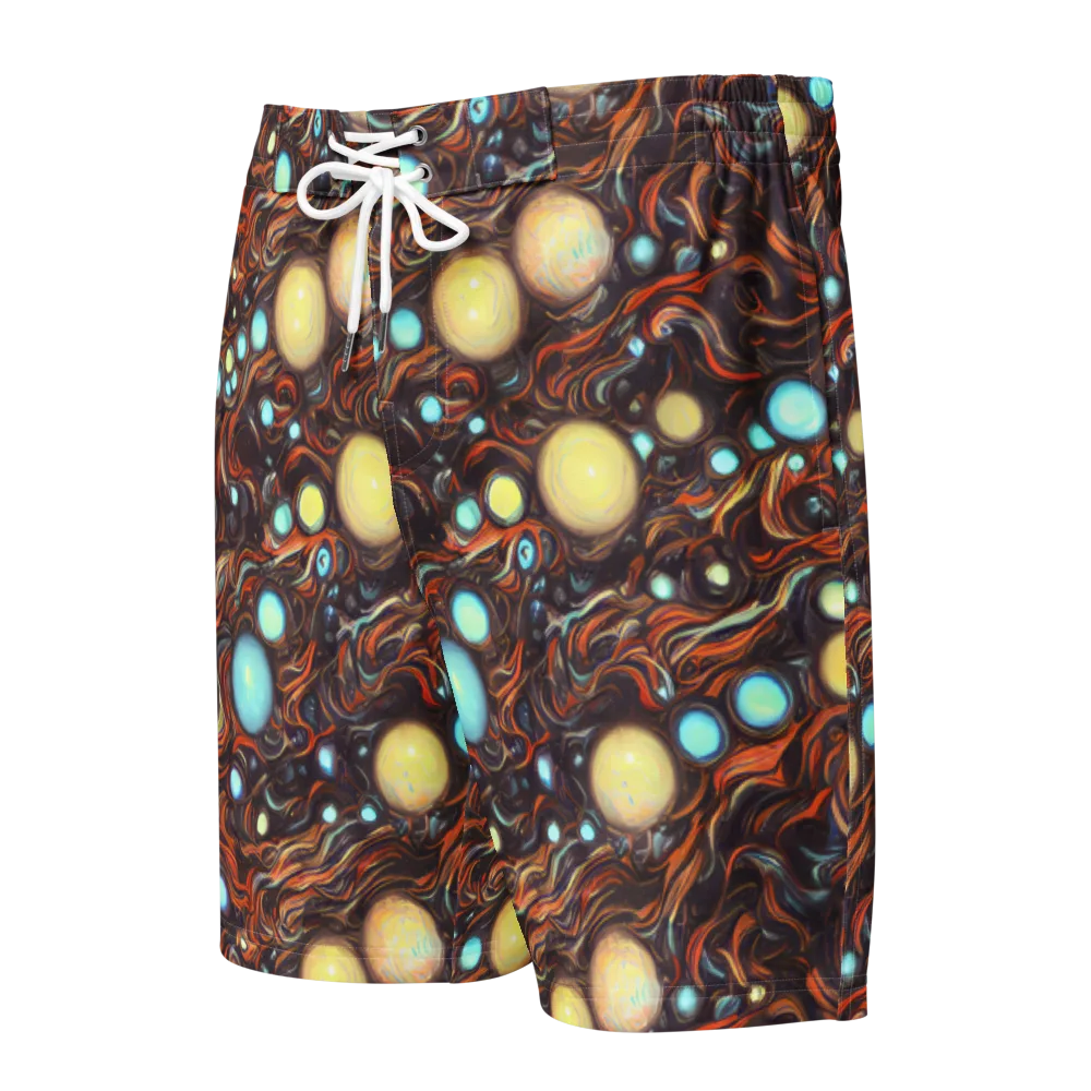 Molten Galaxies on Men's Board Shorts — Front
