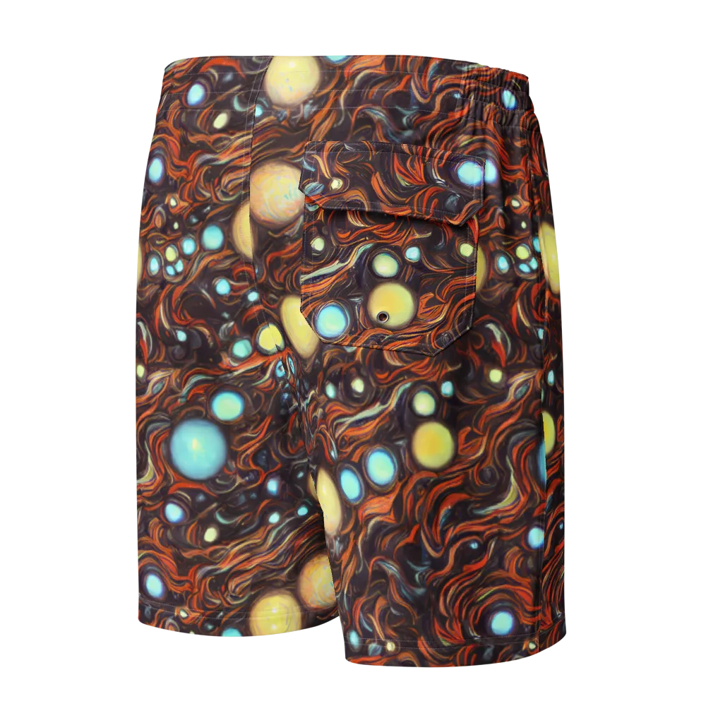 Molten Galaxies on Men's Board Shorts — Back