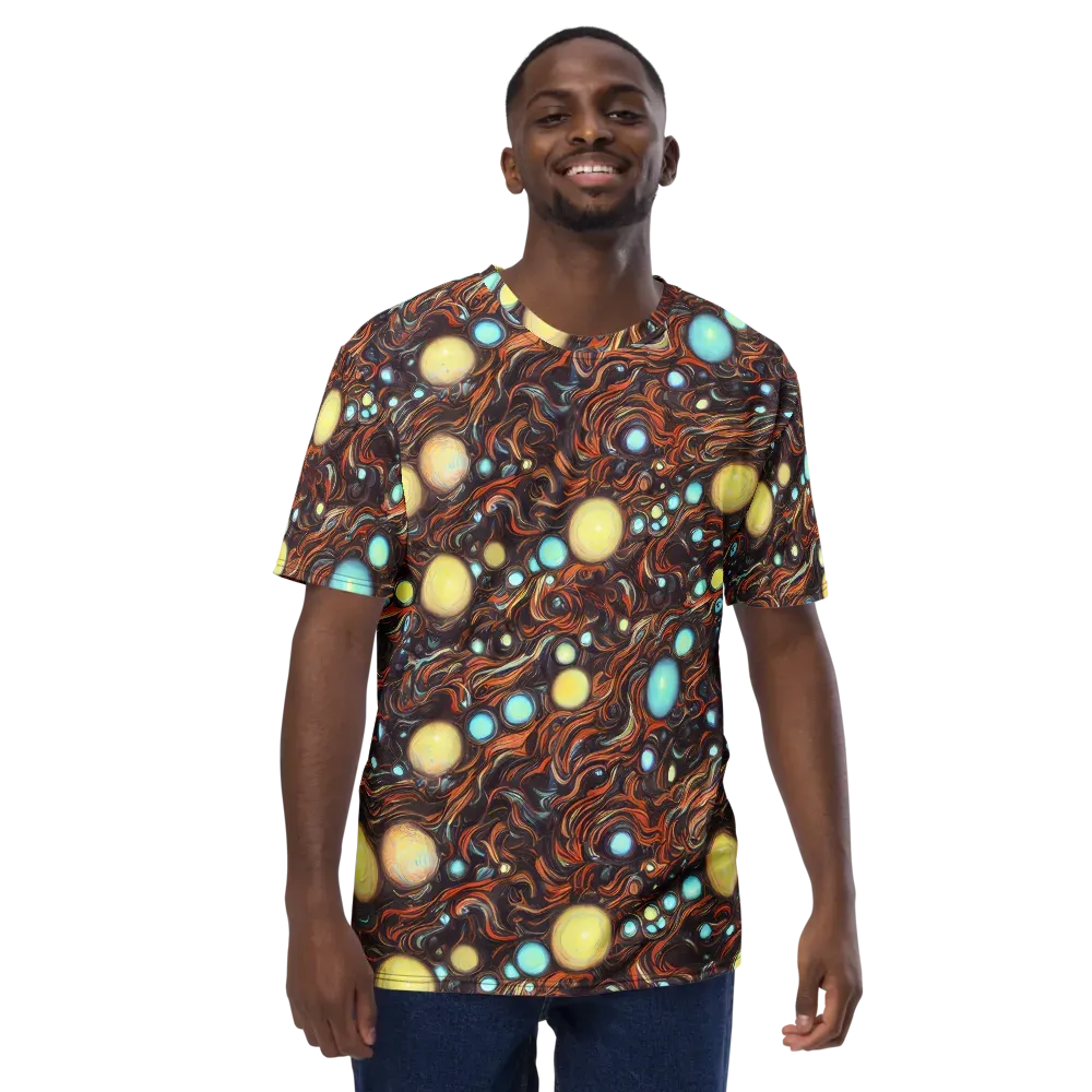 Molten Galaxies on Men's Crew Neck T-Shirt — Front