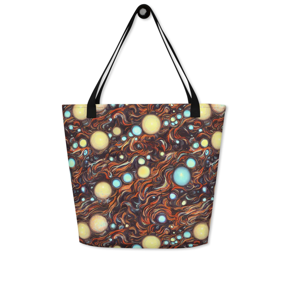Molten Galaxies on Large Tote Bag W/ Pocket — Front