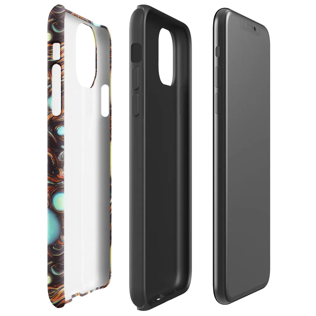 Molten Galaxies on Tough Case for iPhone® — Right