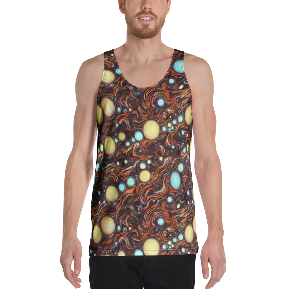 Molten Galaxies on Men's Tank Top — Front