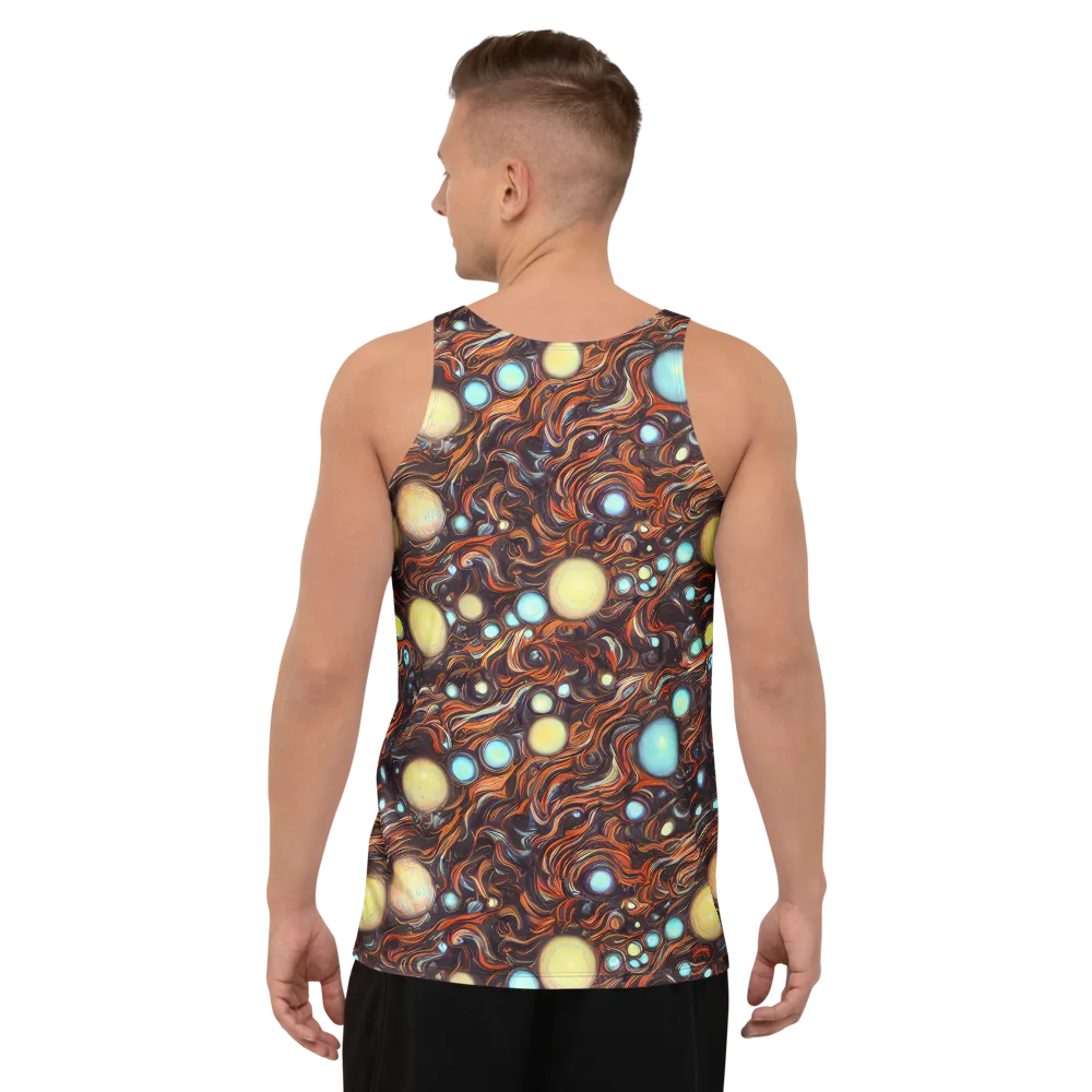 Molten Galaxies on Men's Tank Top — Back