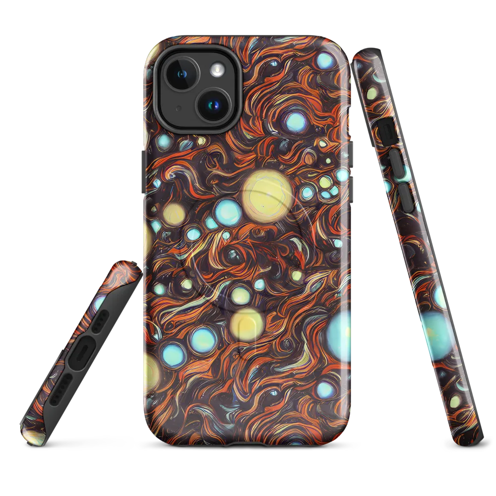 Molten Galaxies on MagSafe Tough Case for iPhone® — Front
