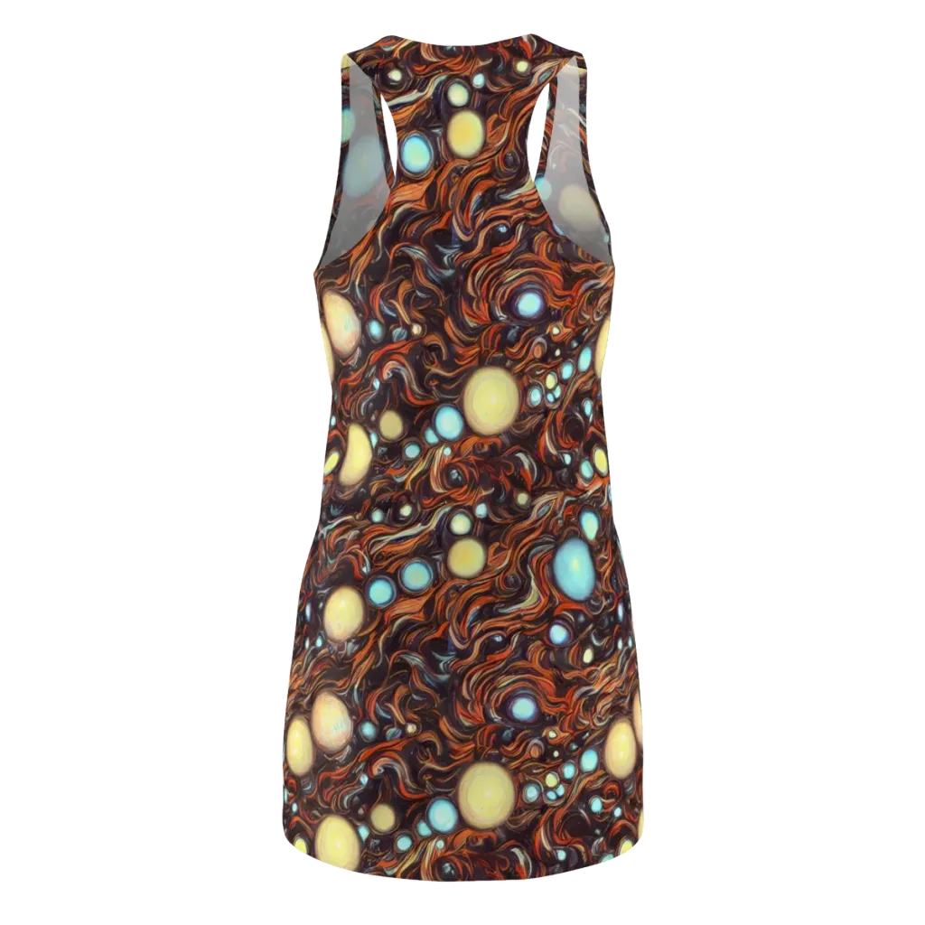 Molten Galaxies on Racerback Dress — Back