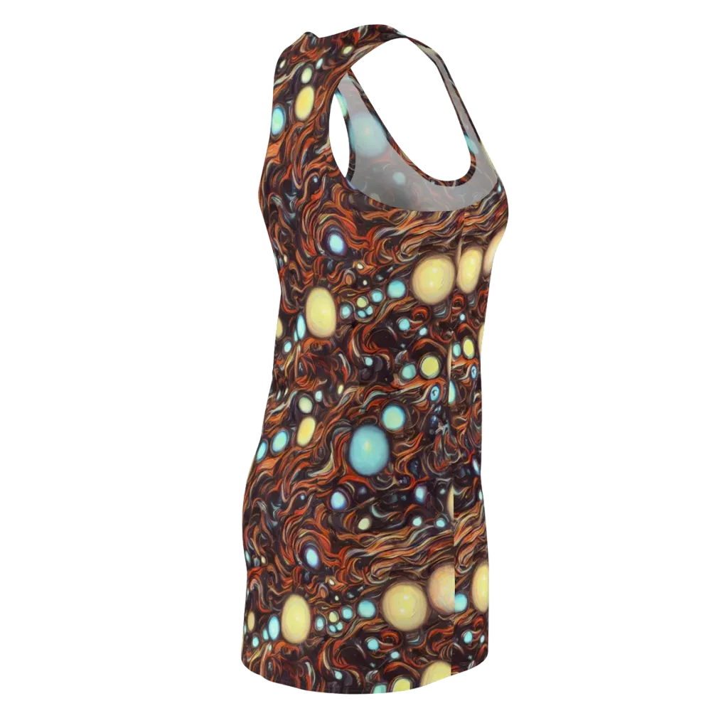Molten Galaxies on Racerback Dress — Back Side