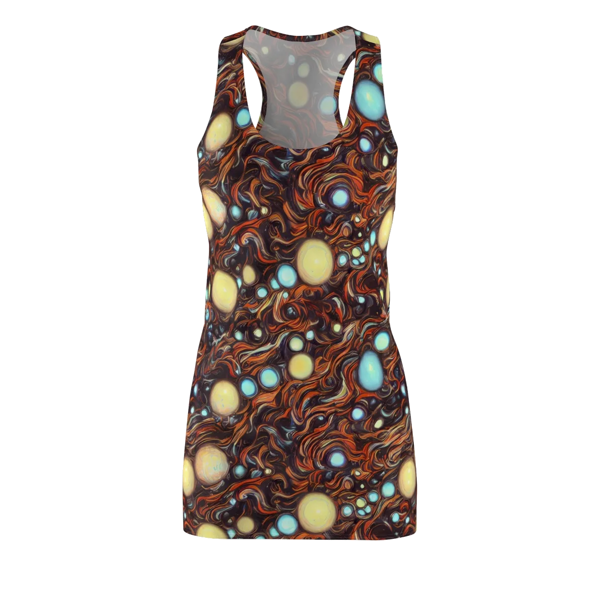 Molten Galaxies on Racerback Dress — Front