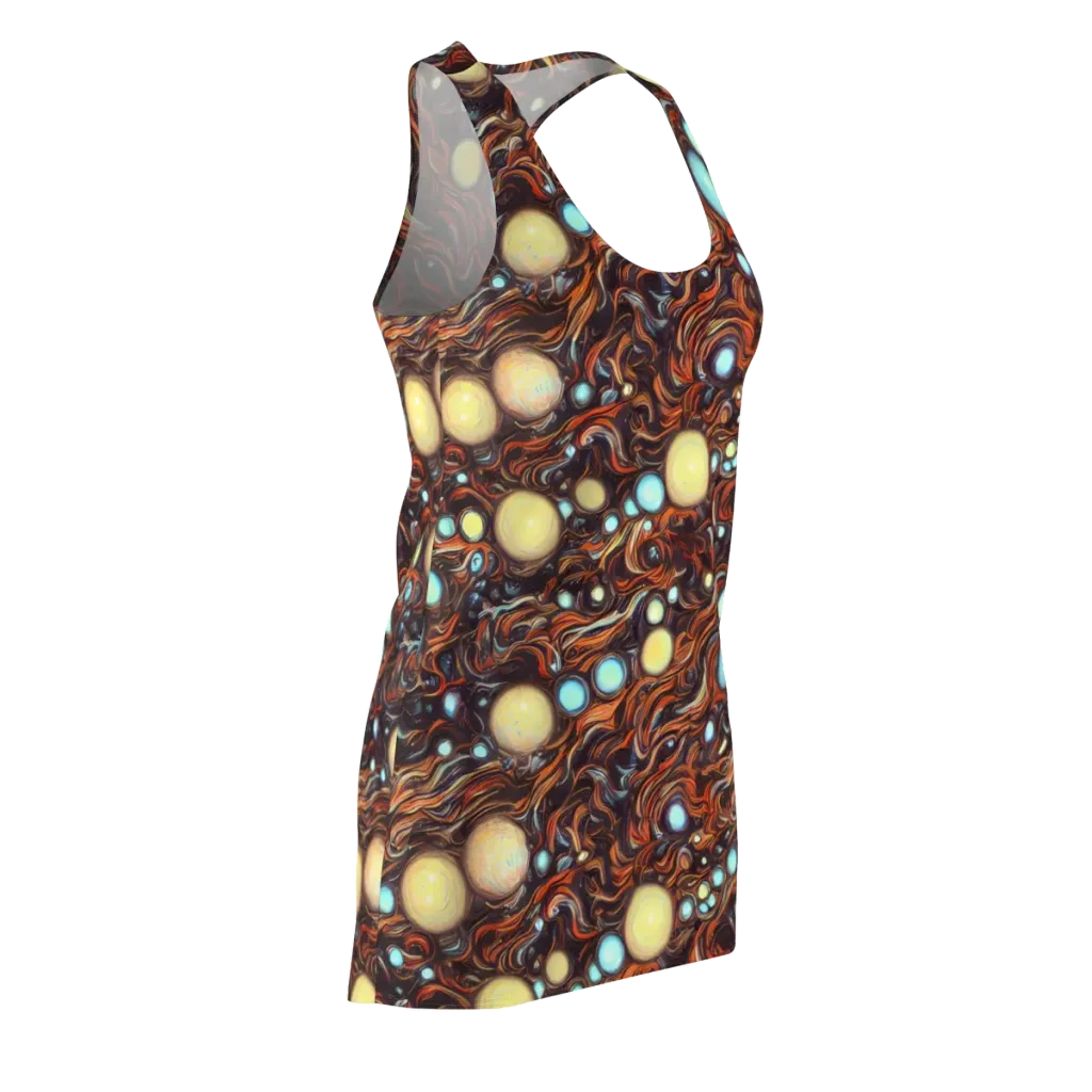 Molten Galaxies on Racerback Dress — Front Side