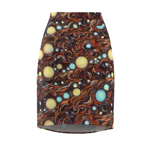 Molten Galaxies on a Pencil Skirt