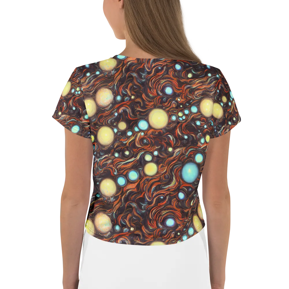 Molten Galaxies on Crop Tee — Back