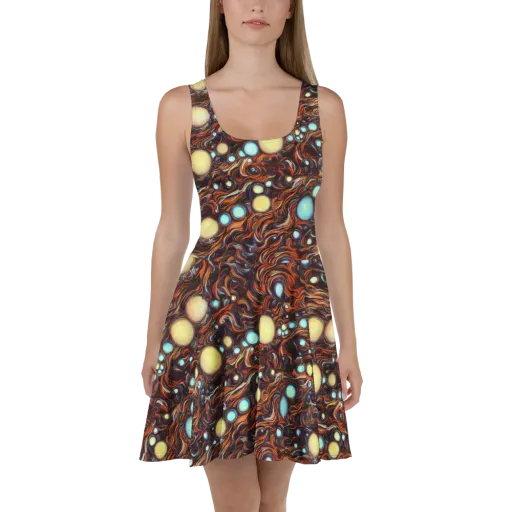Molten Galaxies on a Skater Dress