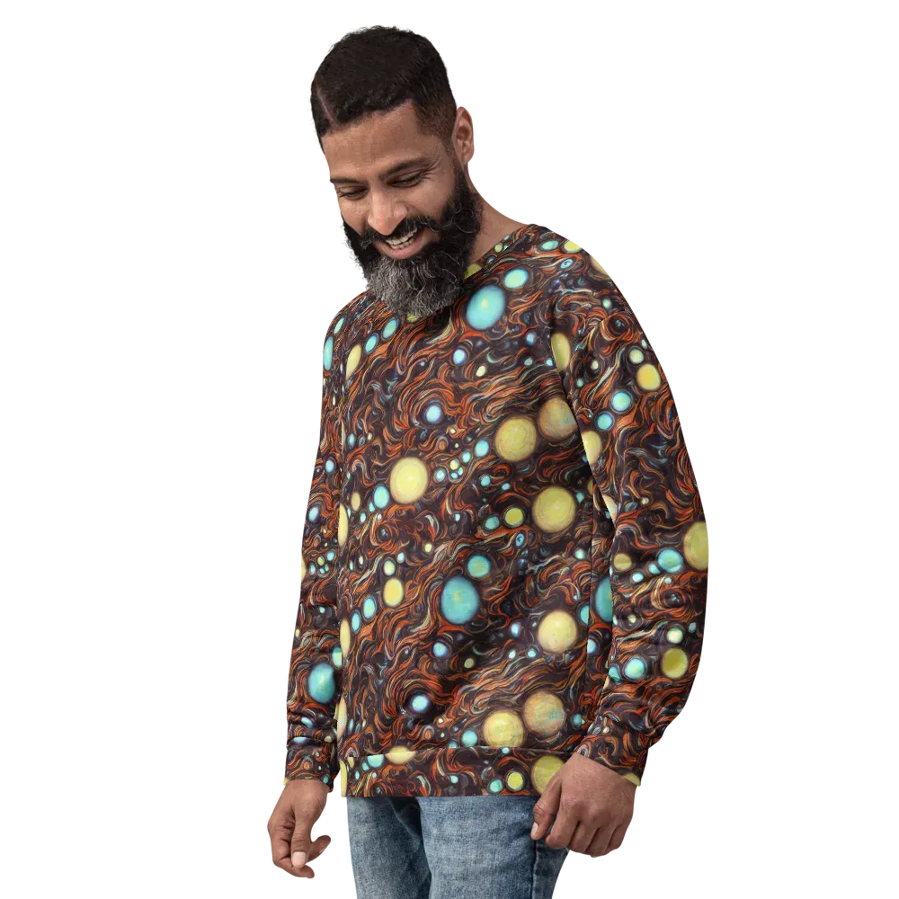 Molten Galaxies on Sweatshirt — Left Front