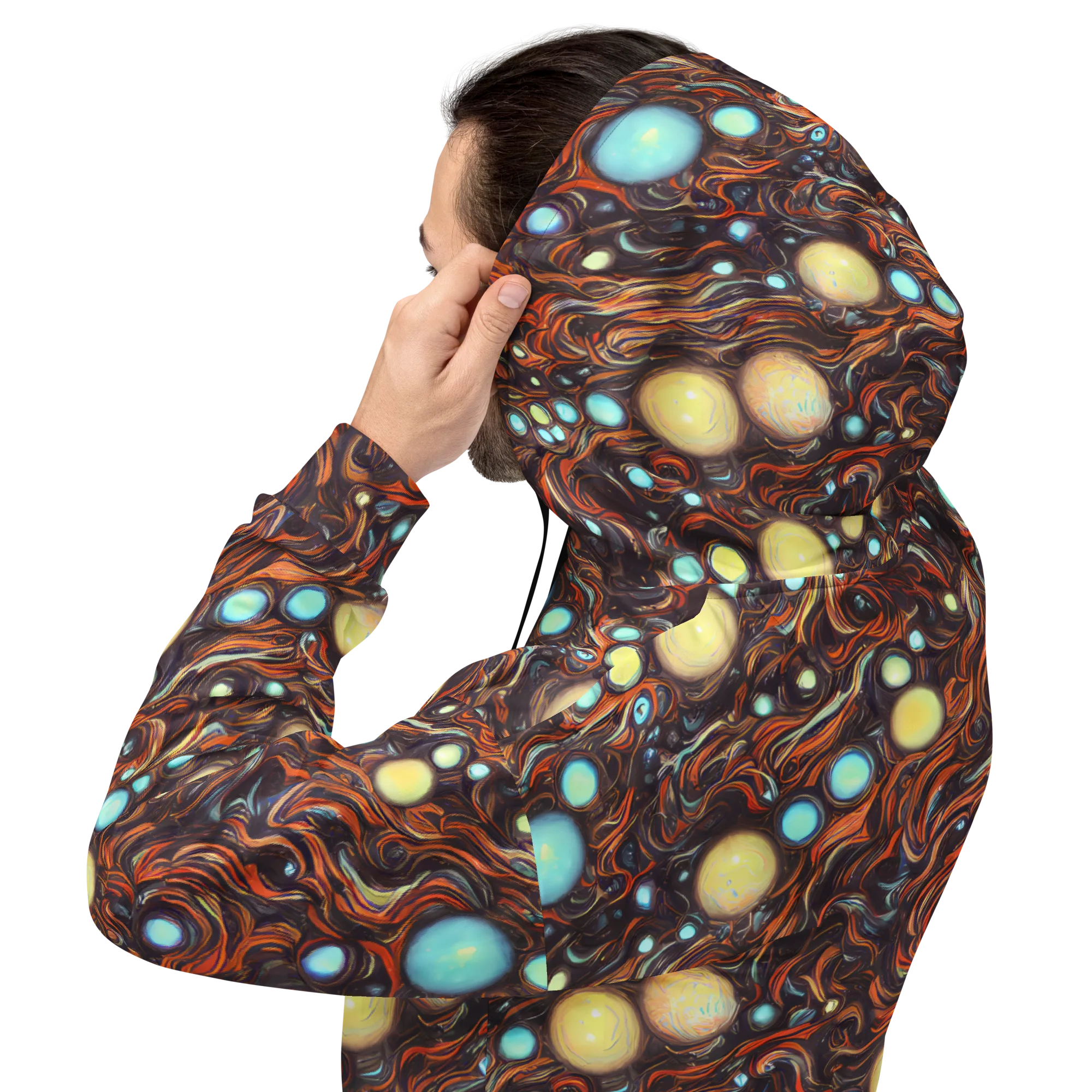 Molten Galaxies on Hoodie — Back