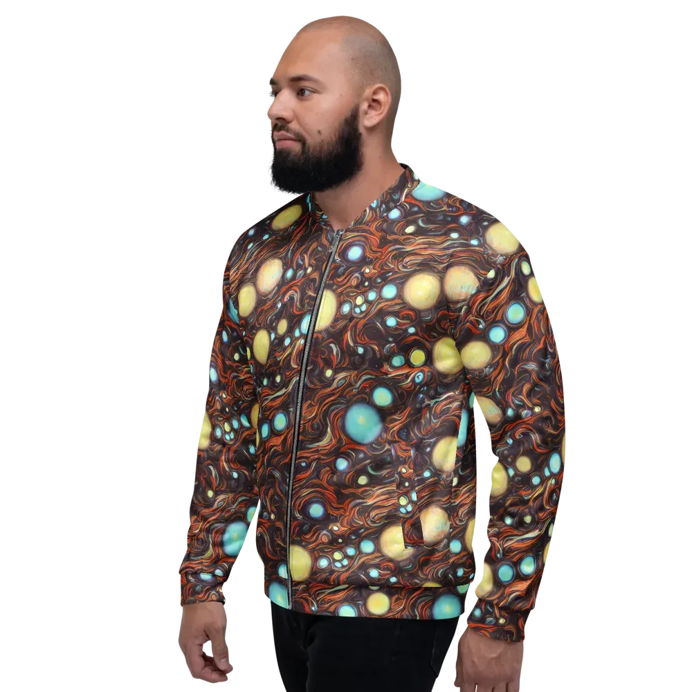 Molten Galaxies on Bomber Jacket — Left