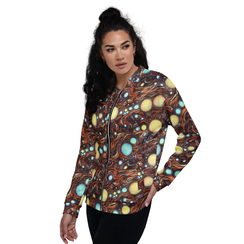 Molten Galaxies on Bomber Jacket — Left