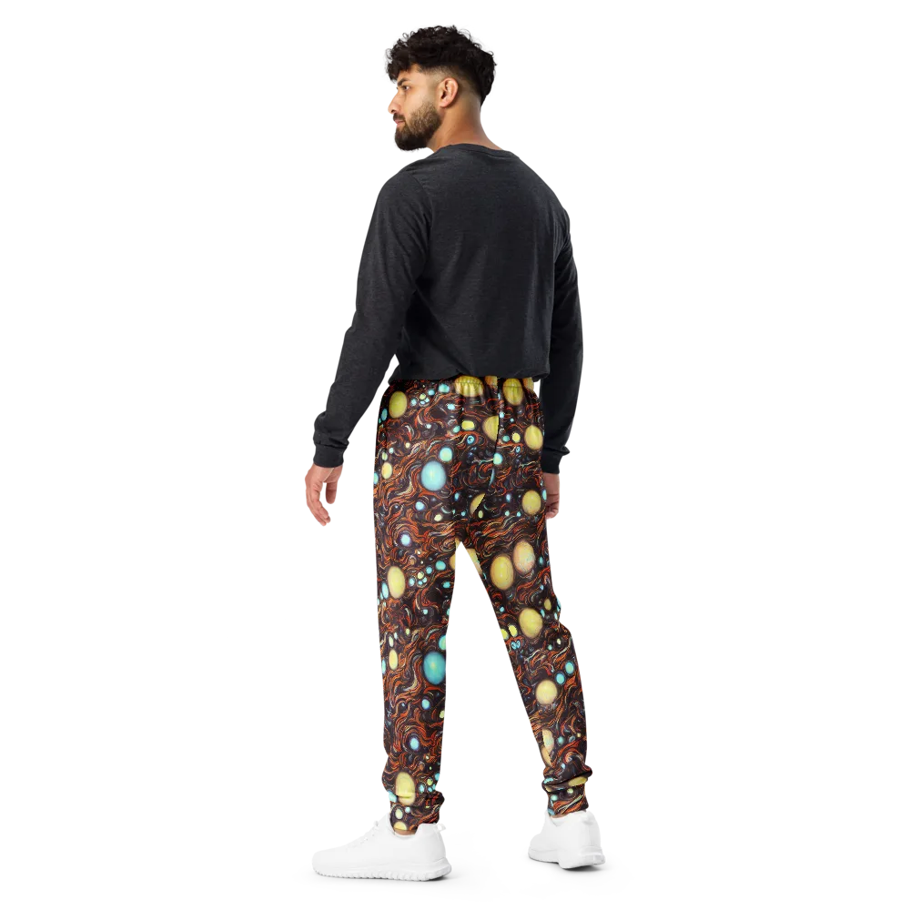 Molten Galaxies on Men's Joggers — Back