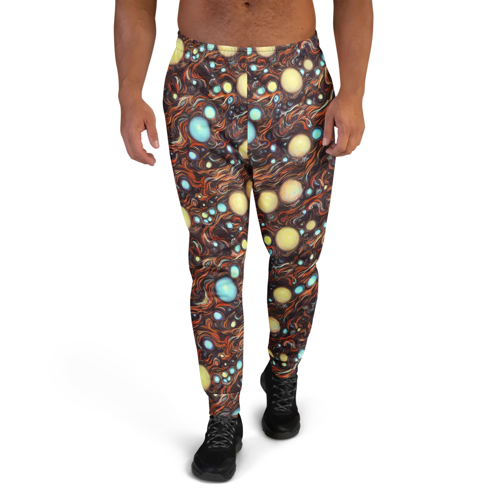 Molten Galaxies on Men's Joggers — Front