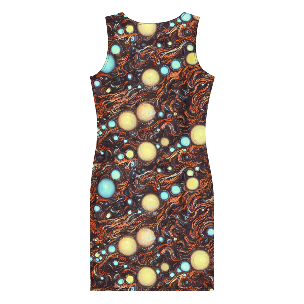 Molten Galaxies on Bodycon Dress — Back