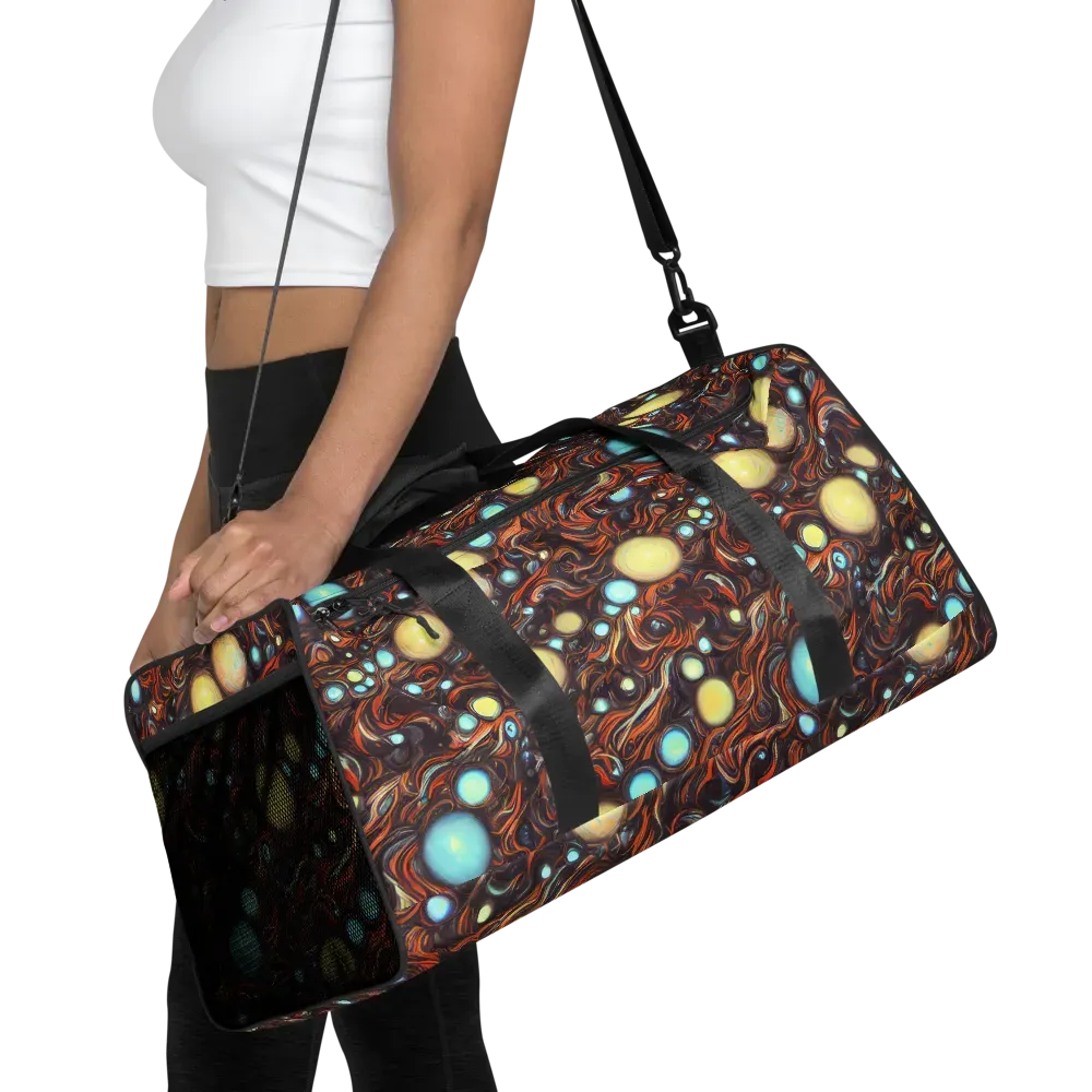 Molten Galaxies on Duffle Bag — Front