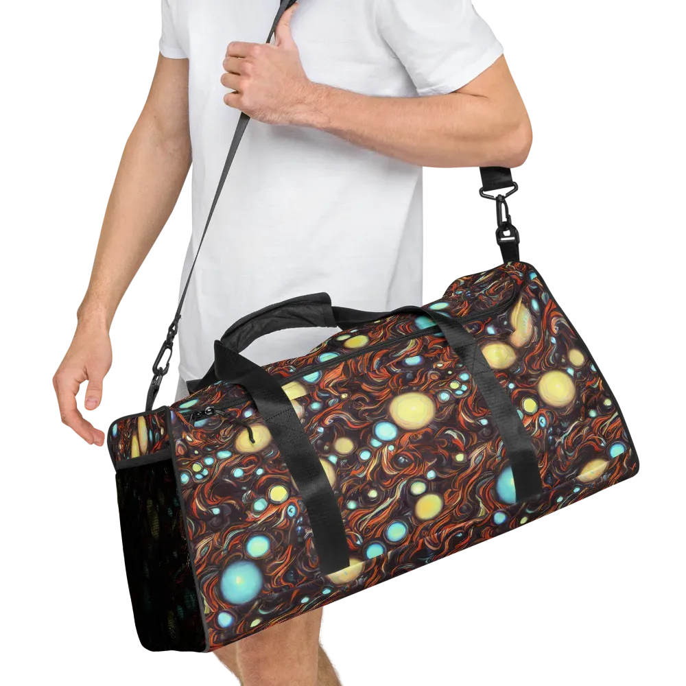 Molten Galaxies on Duffle Bag — Right Front