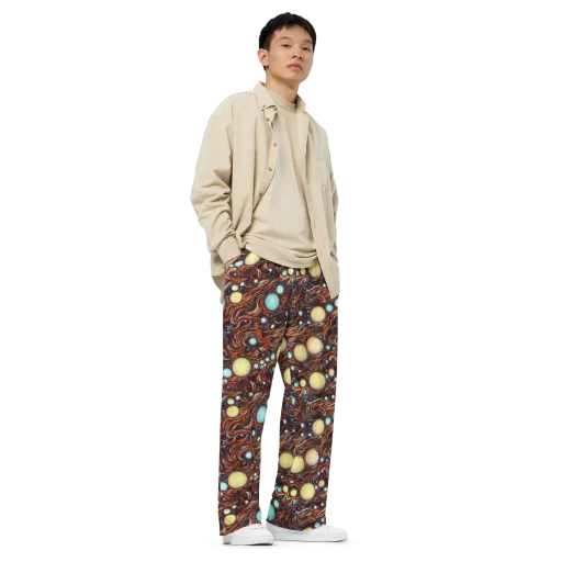Molten Galaxies on a Wide-Leg Pants