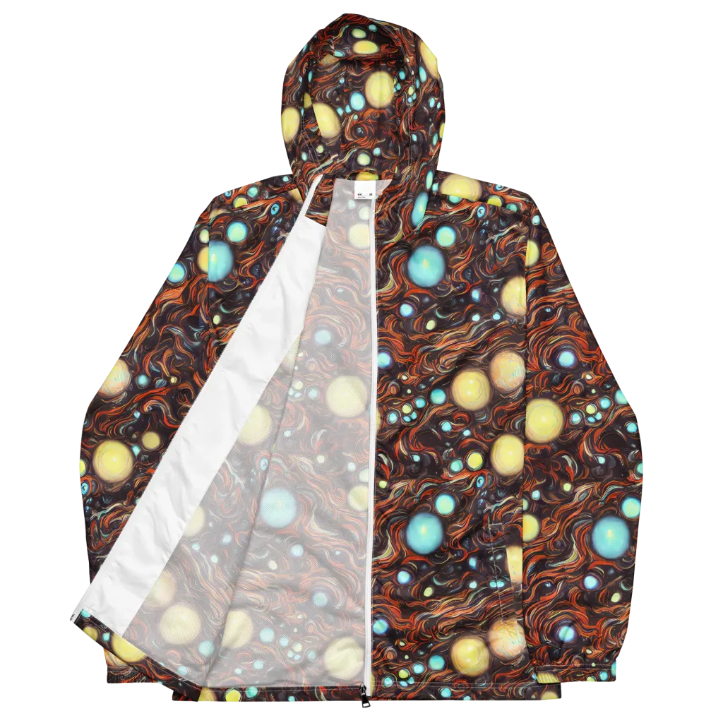 Molten Galaxies on Men's Windbreaker — Front