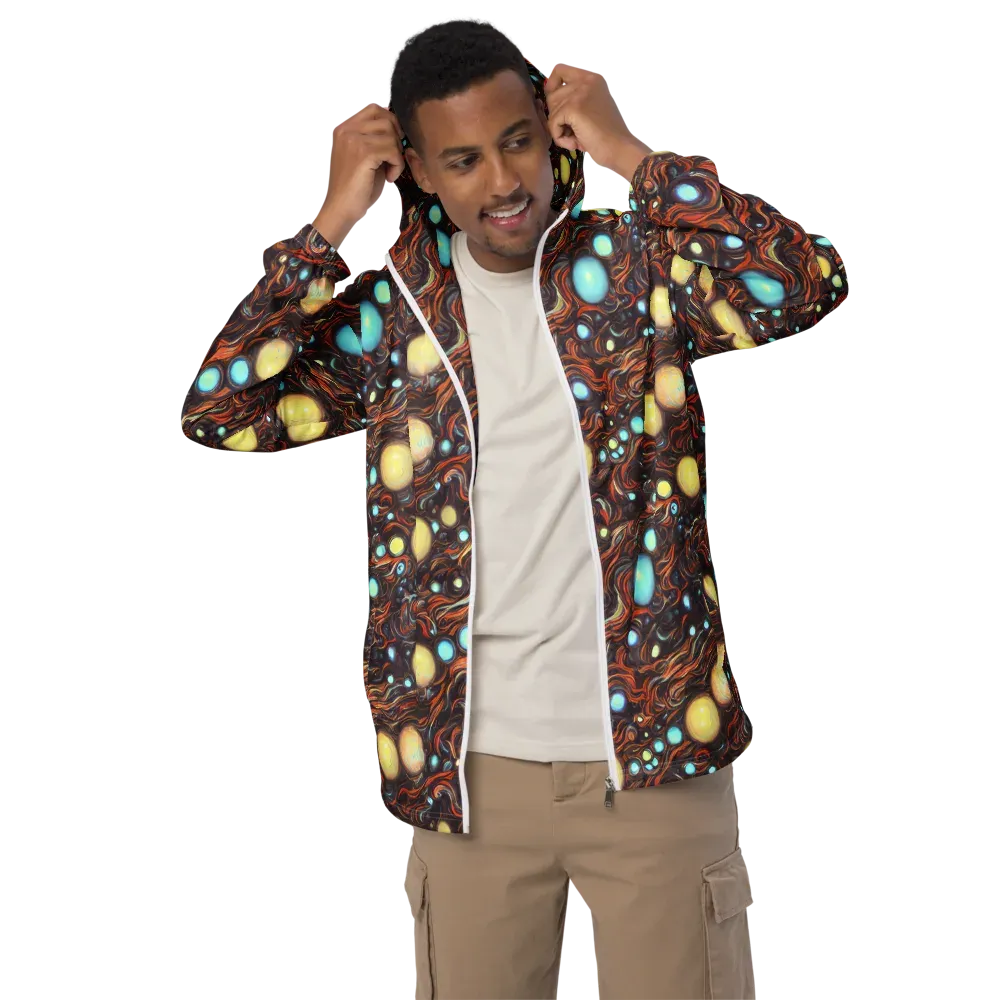 Molten Galaxies on Men's Windbreaker — Front