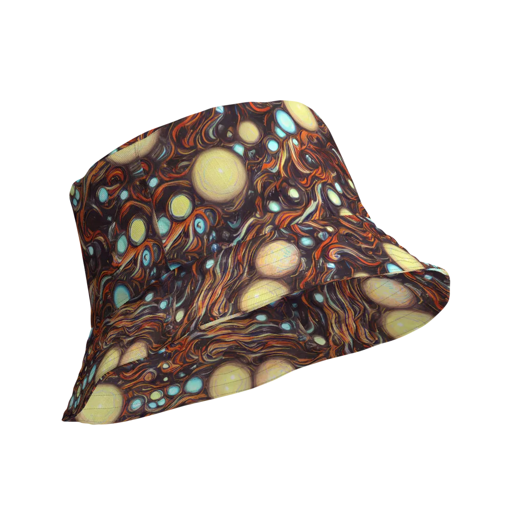 Molten Galaxies on Reversible Bucket Hat — Product details Outside