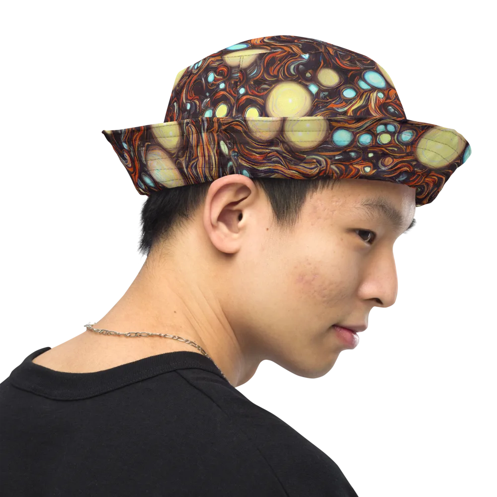 Molten Galaxies on Reversible Bucket Hat — Right Outside