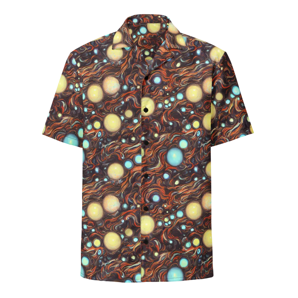 Molten Galaxies on Button Shirt — Front