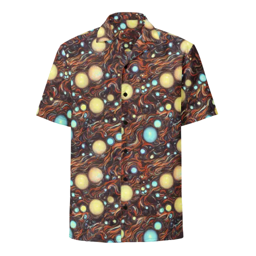 Molten Galaxies on a Button Shirt