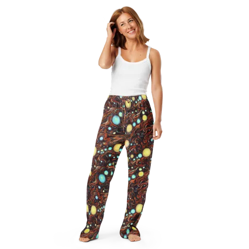 Molten Galaxies on a Women's Pajama Pants
