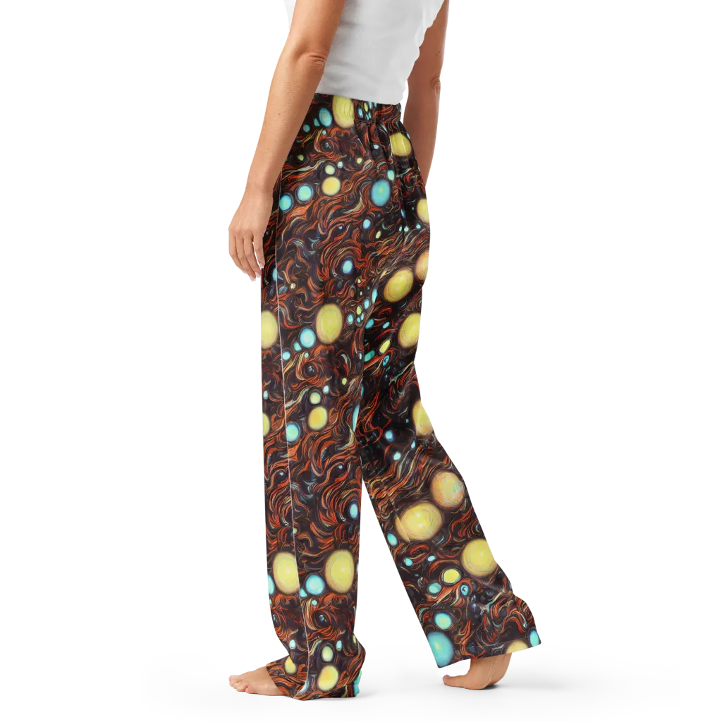 Molten Galaxies on Women's Pajama Pants — Left