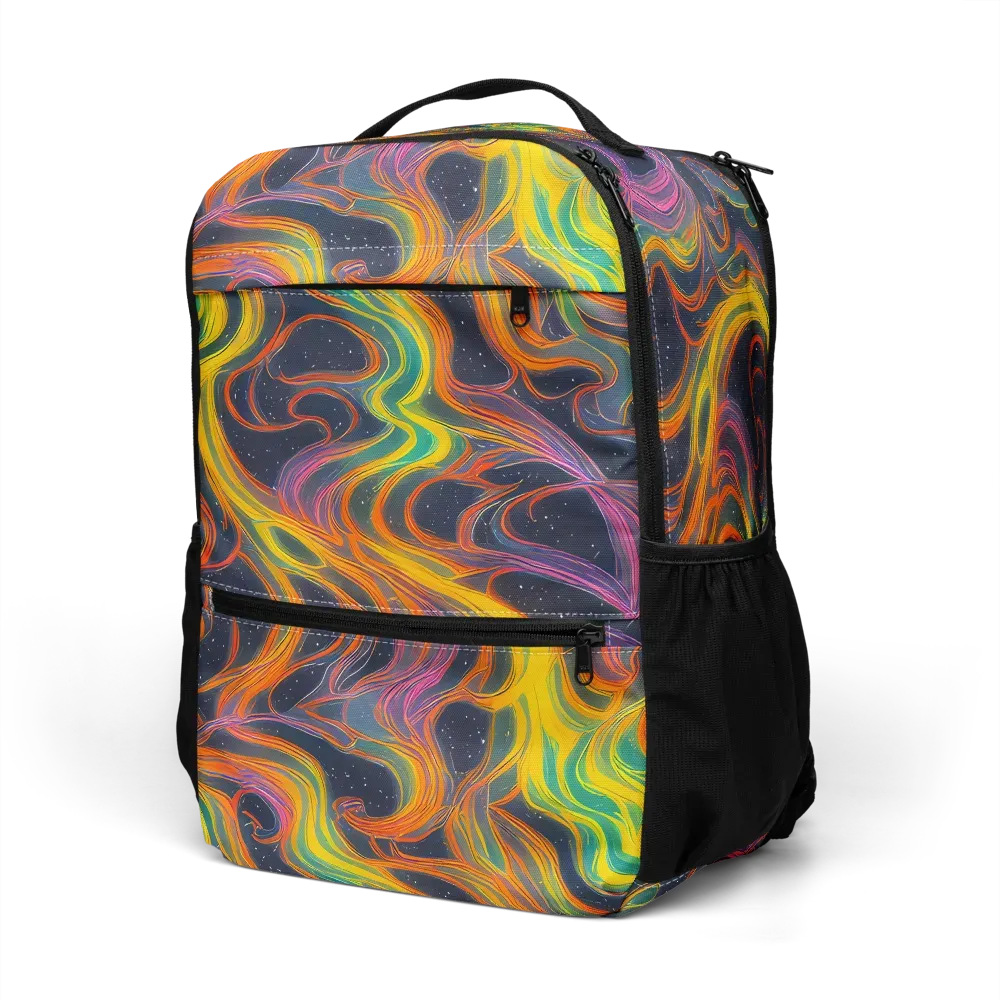 Starfall Ribbons on Utility Backpack — Left Front