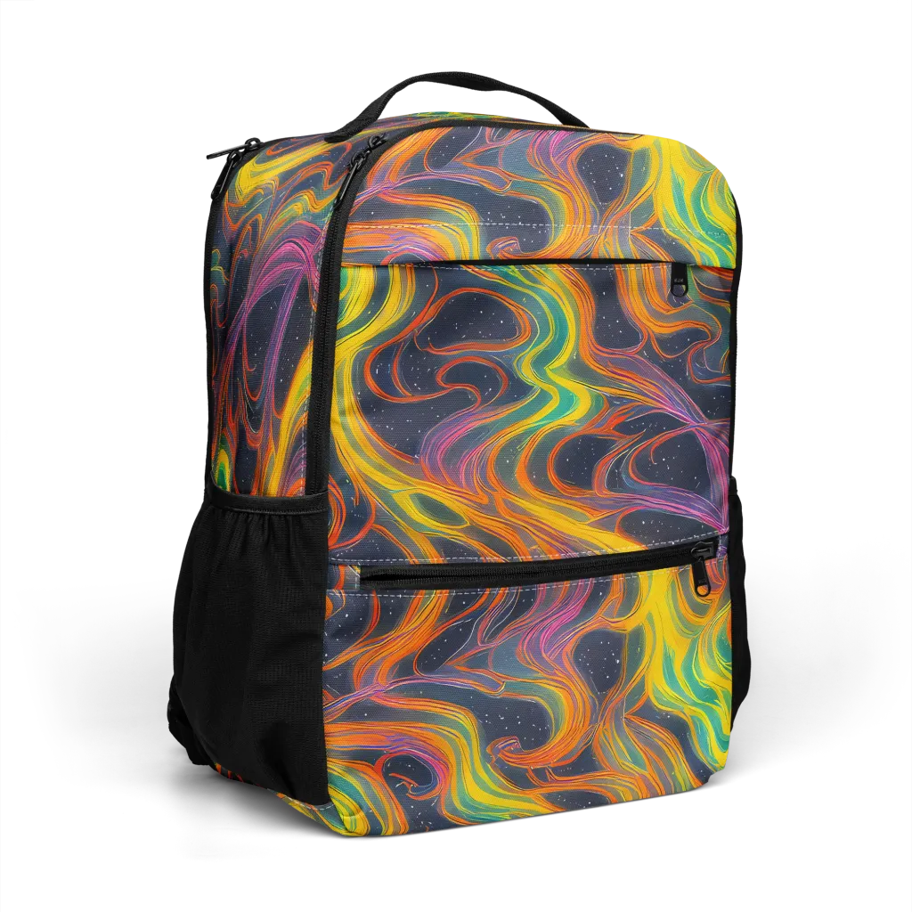 Starfall Ribbons on Utility Backpack — Right Front