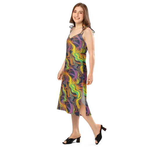 Starfall Ribbons on a Slip Dress