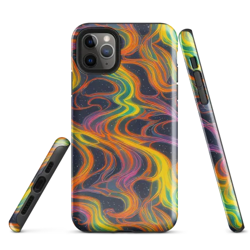 Starfall Ribbons on a Tough Case for iPhone®