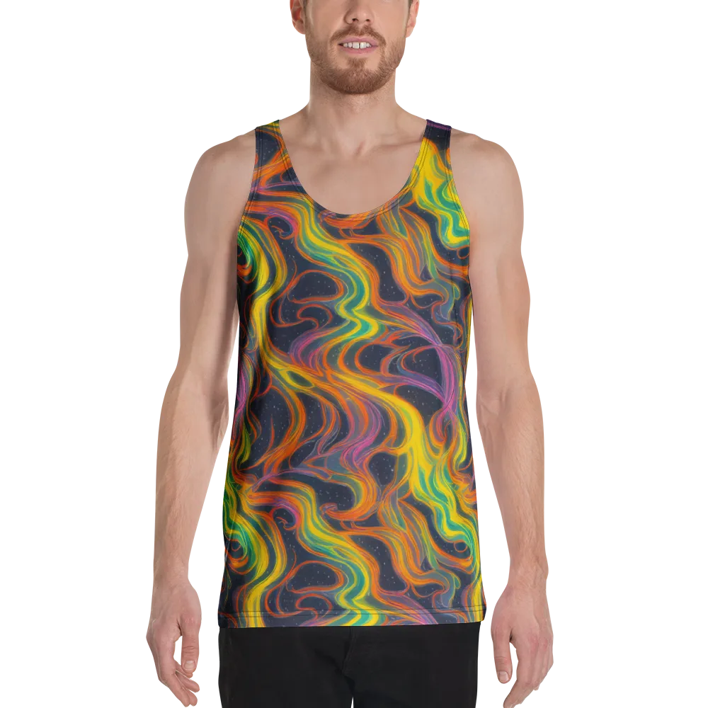 Starfall Ribbons on Men's Tank Top — Front