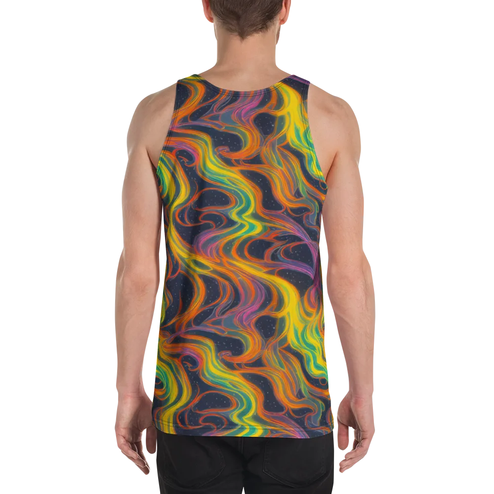Starfall Ribbons on Men's Tank Top — Back