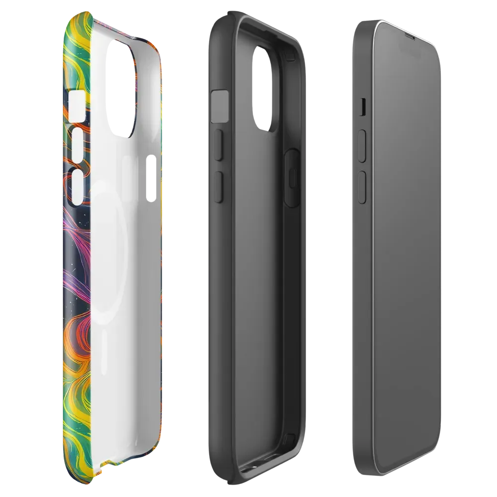 Starfall Ribbons on MagSafe Tough Case for iPhone® — Front