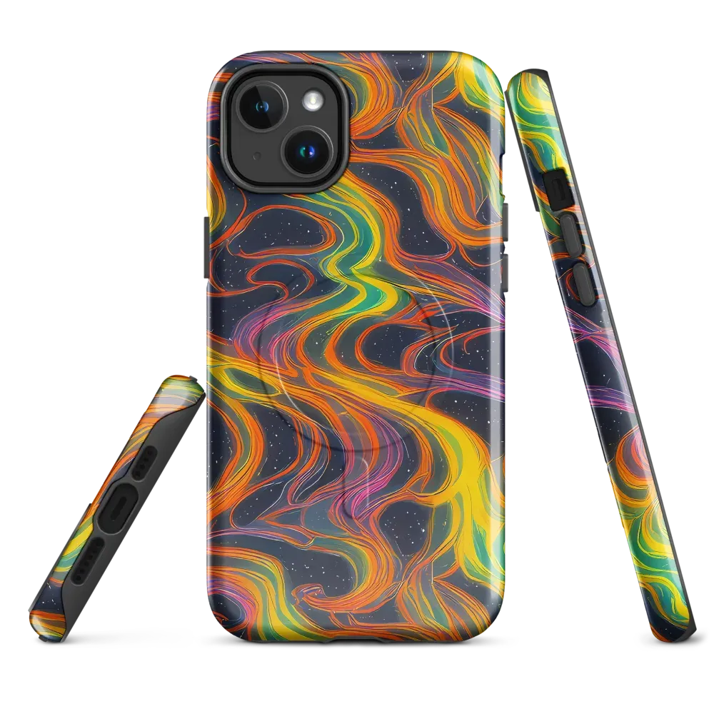 Starfall Ribbons on MagSafe Tough Case for iPhone® — Front