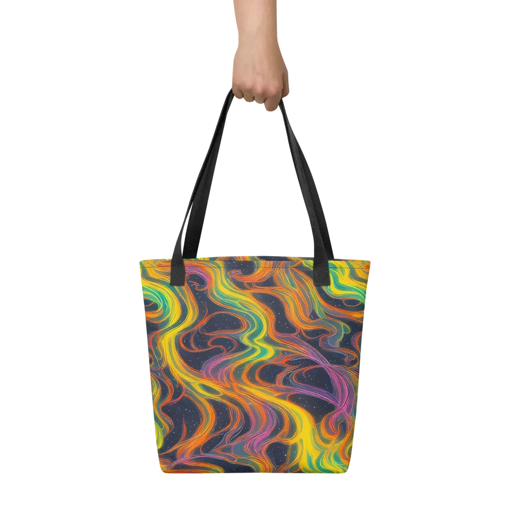 Starfall Ribbons on Tote Bag — Front