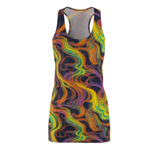 Starfall Ribbons on a Racerback Dress