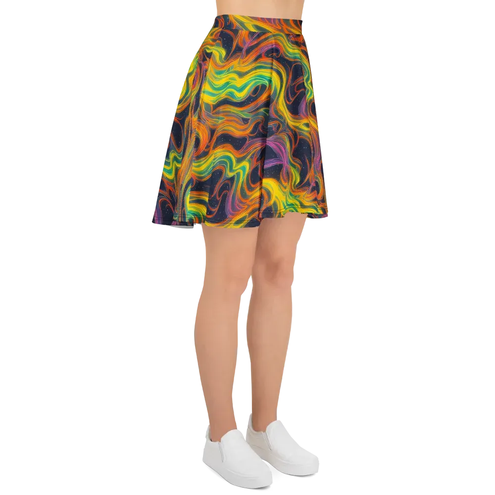 Starfall Ribbons on Skater Skirt — Right