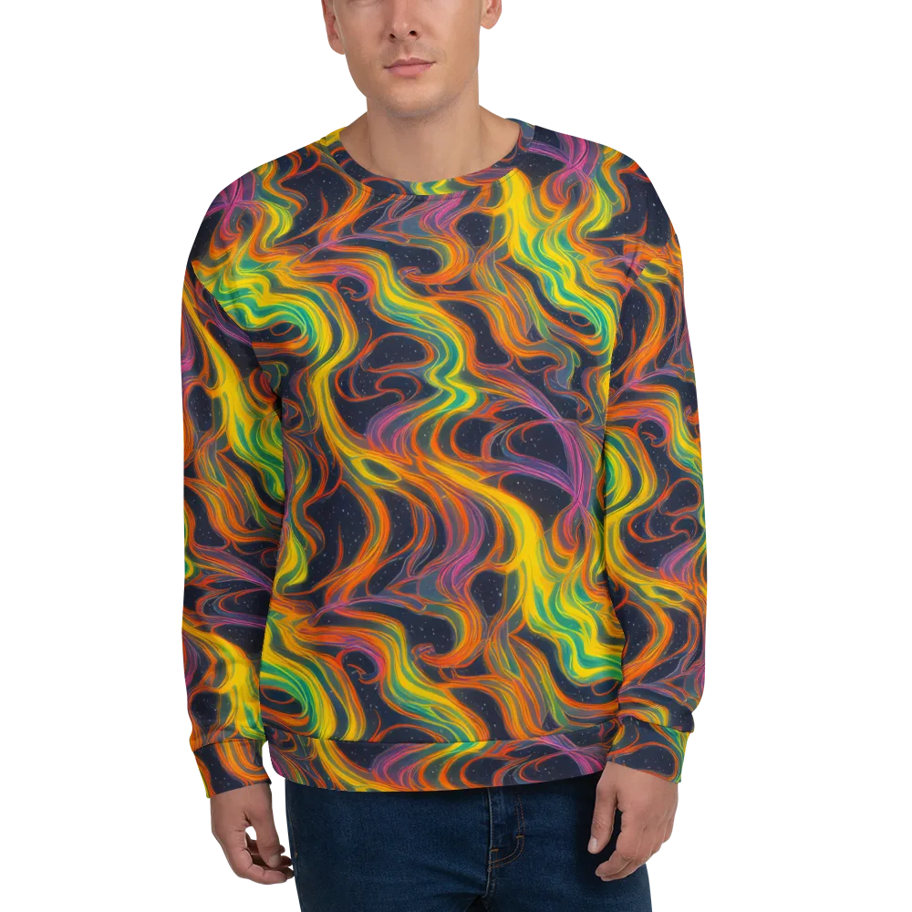 Starfall Ribbons on Sweatshirt — Front